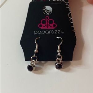 Black & silver earrings